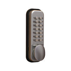 View more details about Lockit Chrome Mechanical Push Button Digital Lock