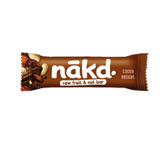 View more details about Nakd Gluten Free Cocoa Delight Snack Bar 35g (Pack of 18)