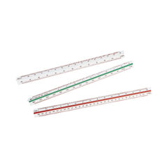 View more details about Linex White 30cm Triangular Scale Ruler