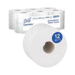 View more details about Scott Control 2-Ply Centrefeed Toilet Tissue Roll (Pack of 12)