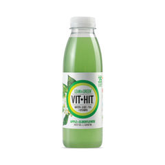 View more details about Vit-Hit Lean and Green 500ml Apple/Elderflower Bottle (Pack of 12)
