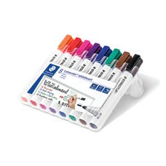 View more details about Staedtler Lumocolor 351 Assorted Drywipe Markers (Pack of 8)