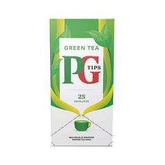 View more details about PG Tips Pure Green Envelope Tea Bags (Pack of 25)