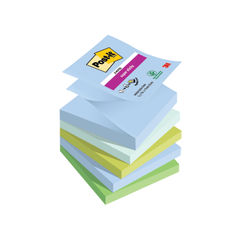 View more details about Post-it Super Sticky Z Notes Oasis Colour 76x76  (Pack of 5)