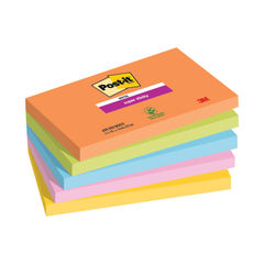 View more details about Post-It 76 x 127mm Boost Colour Notes (Pack of 5)