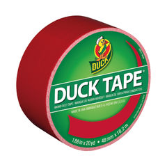 View more details about Ducktape Coloured Tape 48mmx18.2m Red (Pack of 6)