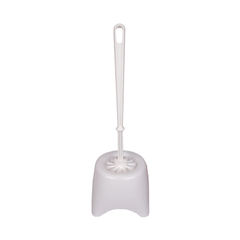 View more details about 2Work White Toilet Brush and Holder