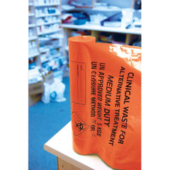 View more details about Polyco Medium Duty Orange Waste Sacks (Pack of 200)