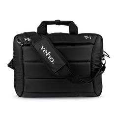 View more details about Veho T-1 Laptop Bag with Shoulder Strap for 15.6' Notebooks/10.1' Tablets Black