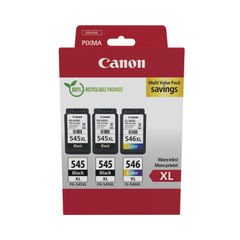 View more details about Canon PG-545XL x2/CL-546XL Inkjet Multi Value Pack High Yield Black/Colour
