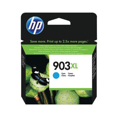 View more details about HP 903XL High Yield Ink Cyan Cartridge - T6M03AE