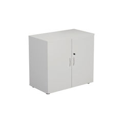 View more details about First H730mm White Wooden Storage Cupboard