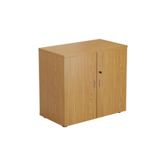 View more details about First H730mm Nova Oak Wooden Storage Cupboard