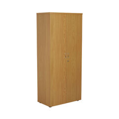 View more details about First H1800mm Nova Oak Wooden Storage Cupboard