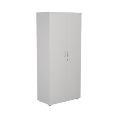 View more details about First H1800mm White Wooden Storage Cupboard
