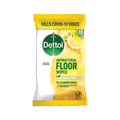 View more details about Dettol Floor Wipes Bio Citrus x10 Wipes