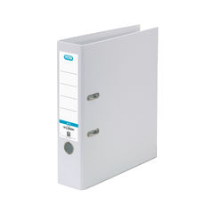 View more details about Elba A4 White 70mm Plastic Lever Arch File