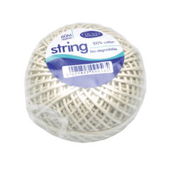 View more details about County Cotton 60m Medium String Balls, Pack of 12