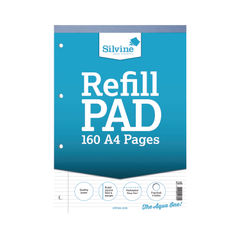 View more details about Silvine A4 Narrow Ruled Refill Pad (Pack of 6)