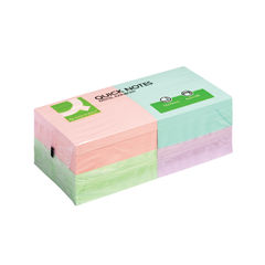 View more details about Q-Connect Quick Notes 76x76mm Pastel (Pack of 12)