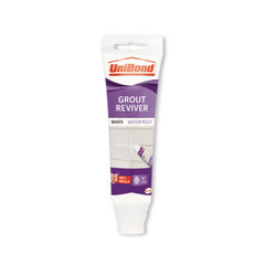 View more details about UniBond Grout Reviver Waterproof White 125ml