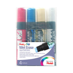 View more details about Pentel Assorted Jumbo Liquid Chalk Markers (Pack of 4)