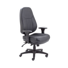 View more details about Avior Lucania Black Leather High Back Task Office Chair