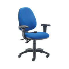 View more details about Jemini Intro Blue Posture Office Chair with Arms