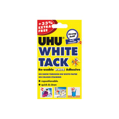 View more details about UHU White Tack 62g With 33pc Extra Free (Pack of 12)