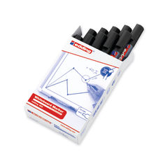 View more details about edding 360 Black Bullet Tip Drywipe Marker (Pack of 10)