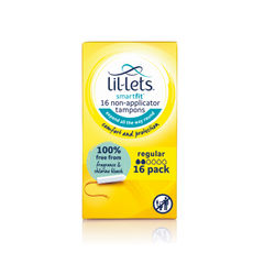 View more details about Lil-Lets Non-Applicator Tampons Regular x16 (Pack of 6)