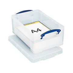 View more details about Really Useful 9L Clear Storage Box with Lid