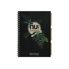 View more details about Nu Evolve Recycled Study Planner A4 Black