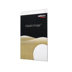 View more details about Deflecto Portrait Wall Sign Holder A4