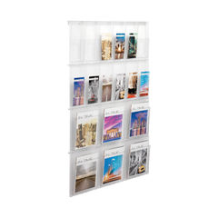 View more details about Helit Placativ Clear 18 Pocket Wall Display