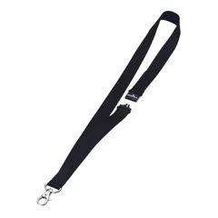 View more details about Durable 20mm Black Textile Badge Lanyards (Pack of 10)