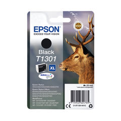 View more details about Epson T1301 XL Black Inkjet Cartridge - C13T13014012