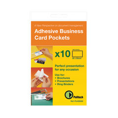 View more details about Pelltech 60 x 95mm Business Card Holders (Pack of 10)