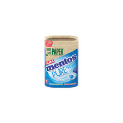 View more details about Mentos Pure Fresh Mint Gum x50 pieces Paper Bottle (Pack of 6)