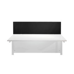 View more details about Jemini W1200 x H400mm Black Straight Mounted Desk Screen