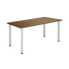 View more details about Jemini 1200x800mm Walnut Rectangular Meeting Table