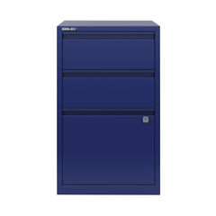 View more details about Bisley Blue A4 3 Drawer Combination Home Steel Filer