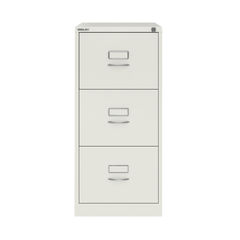 View more details about Bisley 470x620x1010mm Chalk White 3-Drawer Steel Filing Cabinet