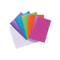 View more details about Polypropylene Covered Notebooks A4 40 Sheets Assorted (Pack of 10)