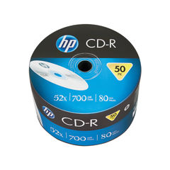 View more details about HP CD-R 52X 700MB Wrap (Pack of 50)