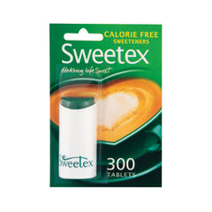 View more details about Sweetex Sweeteners Calorie-Free 300 Tablets (Pack of 6)