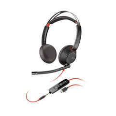 View more details about Poly Blackwire 5220 Hi-Fi Stereo Wired Headset USB-C