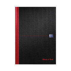 View more details about Black n’ Red A4 Hardback Casebound Notebook (Pack of 2)