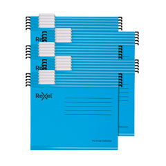 View more details about Rexel Blue A4 Classic Suspension Files (Pack of 25)