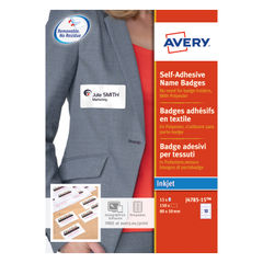 View more details about Avery Self-Adhesive 80 x 50mm Name Badges (Pack of 150)